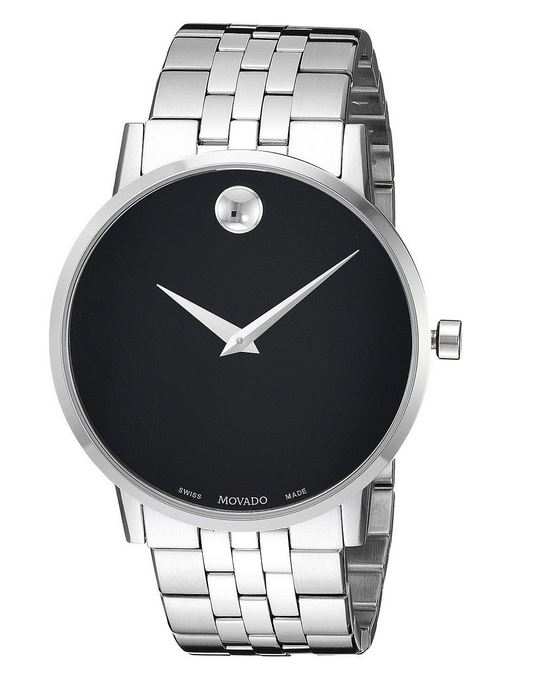 Movado Museum Classic Stainless Steel Mens Watch 0607199