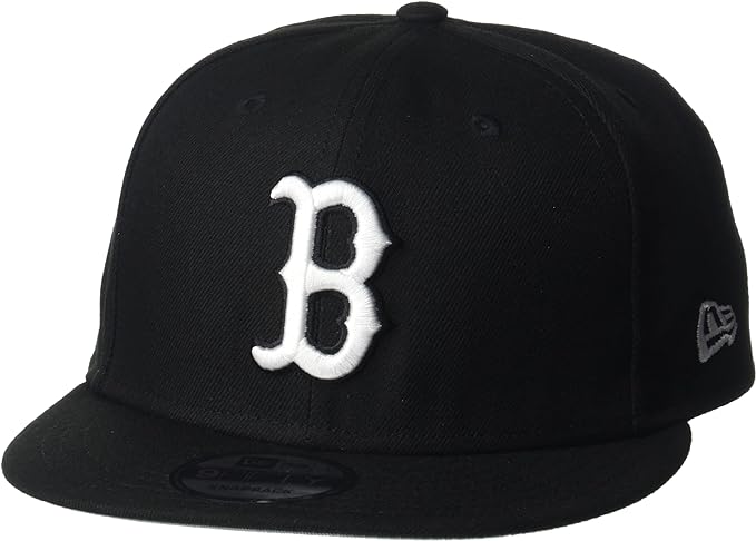 New Era Boston Redsox Black & White 9Fifty Snapback Adjustable Cap