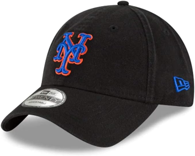 New Era 9Twenty NY Mets Core Classic Cap - Black/Blue/Orange