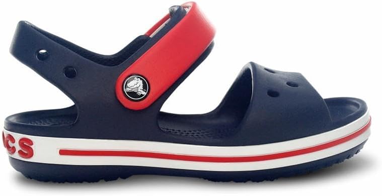 Crocs Kids Crocband Sandal - Navy/Red - C10