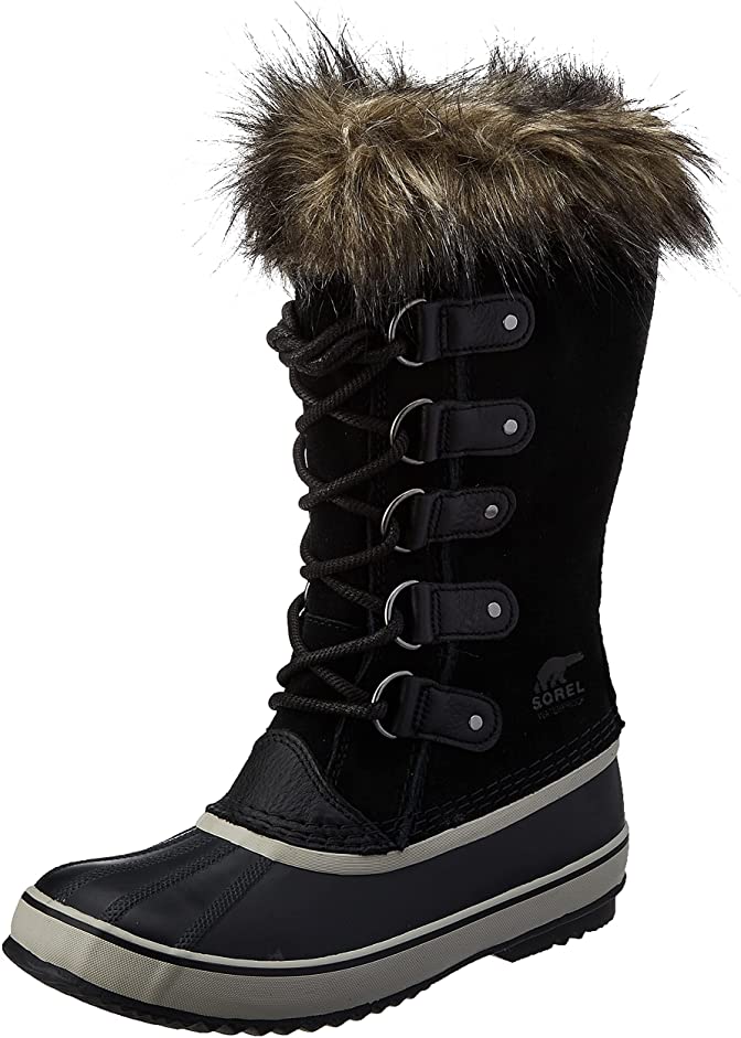 Sorel Womens Joan of Arctic Boots - Black/Quarry - 7