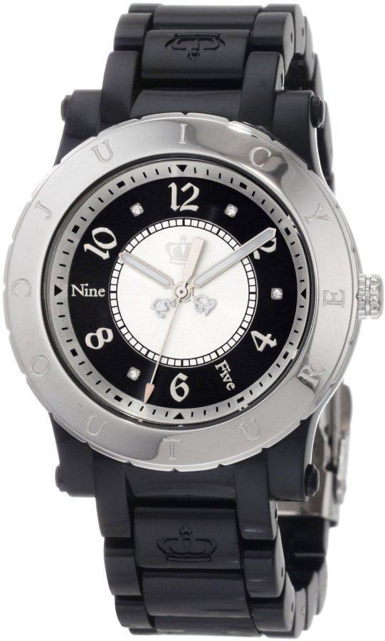 Juicy Couture HRH Black Plastic Ladies Watch 1900845