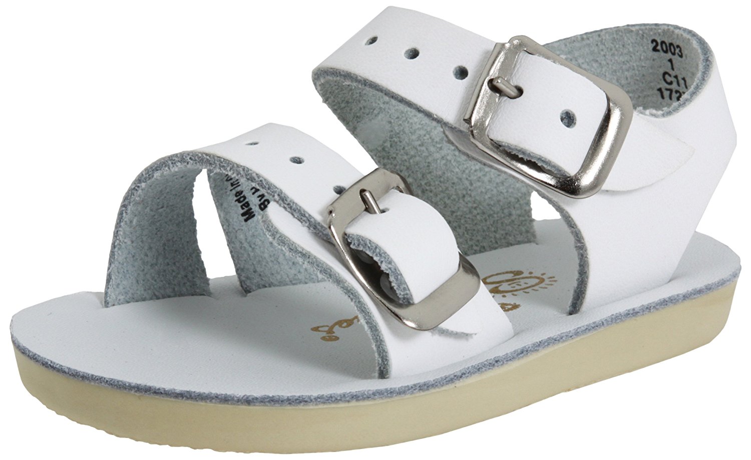 Salt Water Sandals by Hoy Sea Wees - White - 4 Toddler