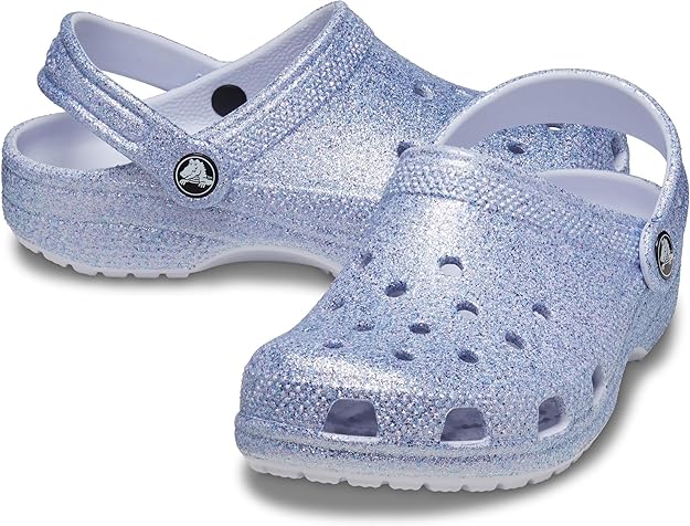 Crocs Toddlers Classic Glitter Clog - Frosted/Glitter - C10