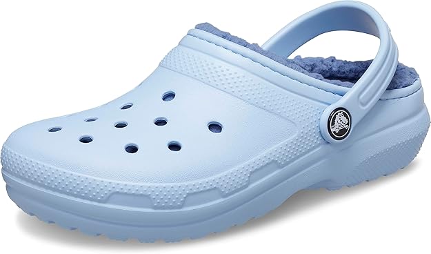 Crocs Kids Classic Lined Clog - Blue Calcite - J1