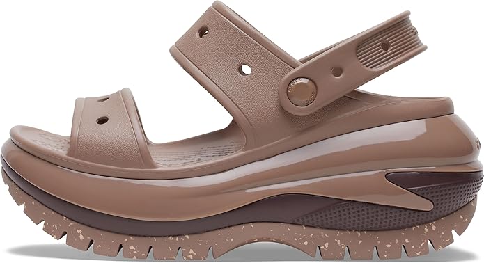 Crocs Unisex Classic Mega Crush Sandal - Latte - M4W6