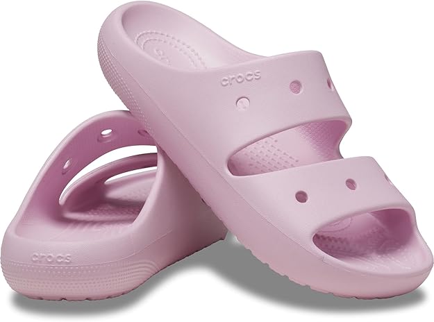 Crocs Unisex Classic Sandal 2 Strap - Ballerina Pink - 6