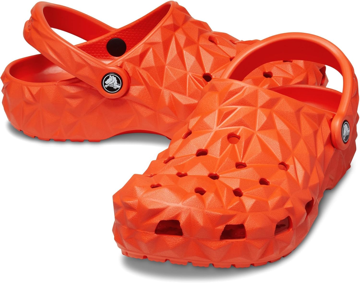 Crocs Unisex Classic Geometric Clog - Lava - M4W6