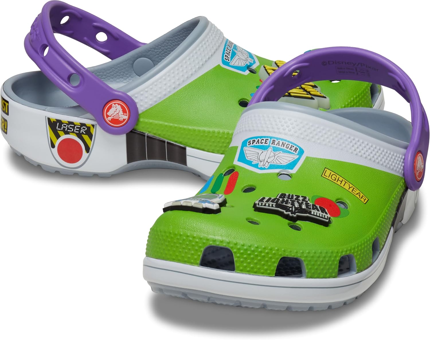 Crocs Kids Toy Story Buzz Classic Clog - Blue Grey - C12