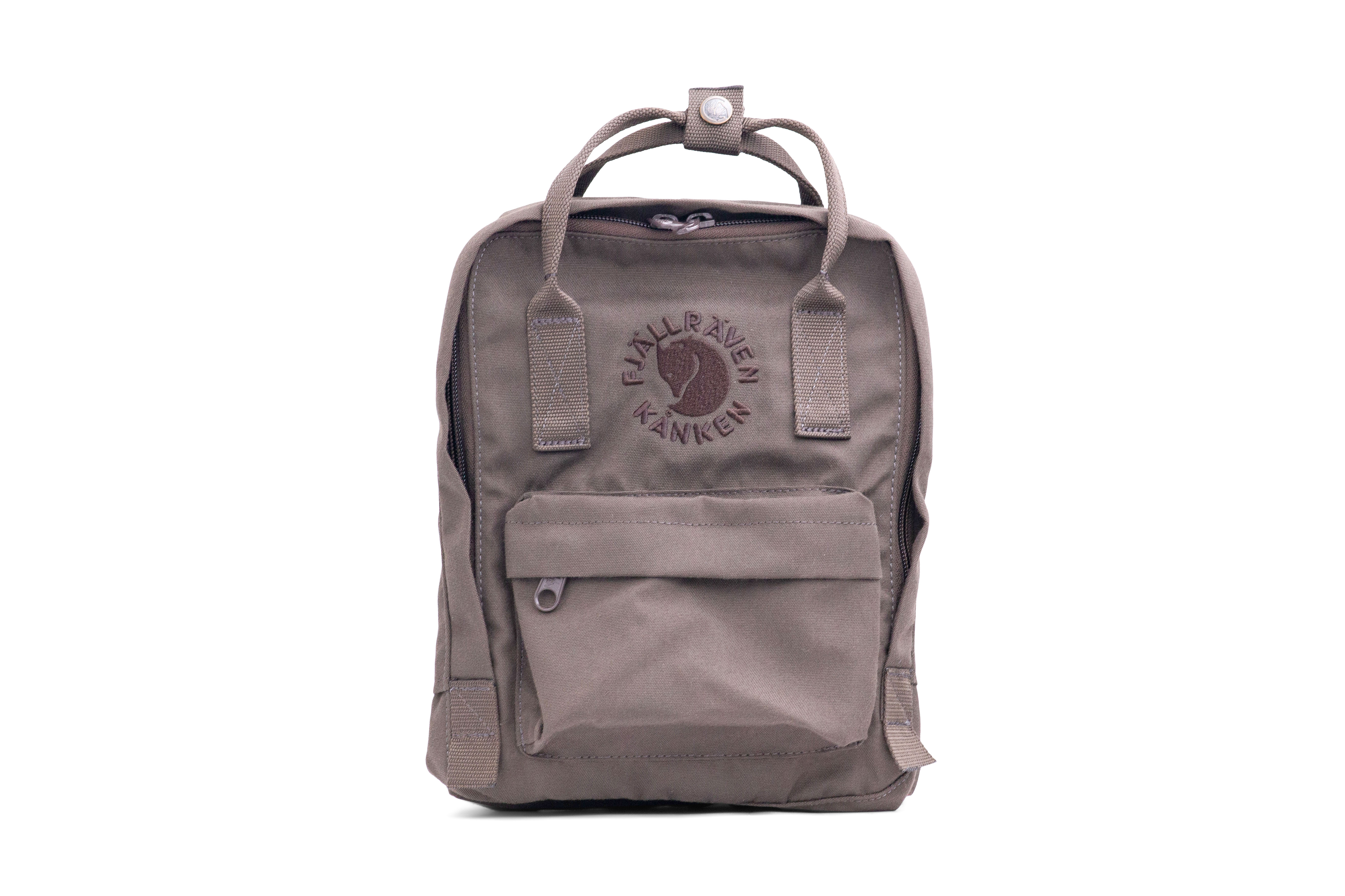 Fjallraven - Re-Kanken Mini Special Edition Recycled Backpack for Everyday - Dark Olive