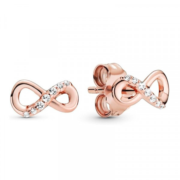 Pandora - Sparkling Infinity Stud Earrings - 288820C01