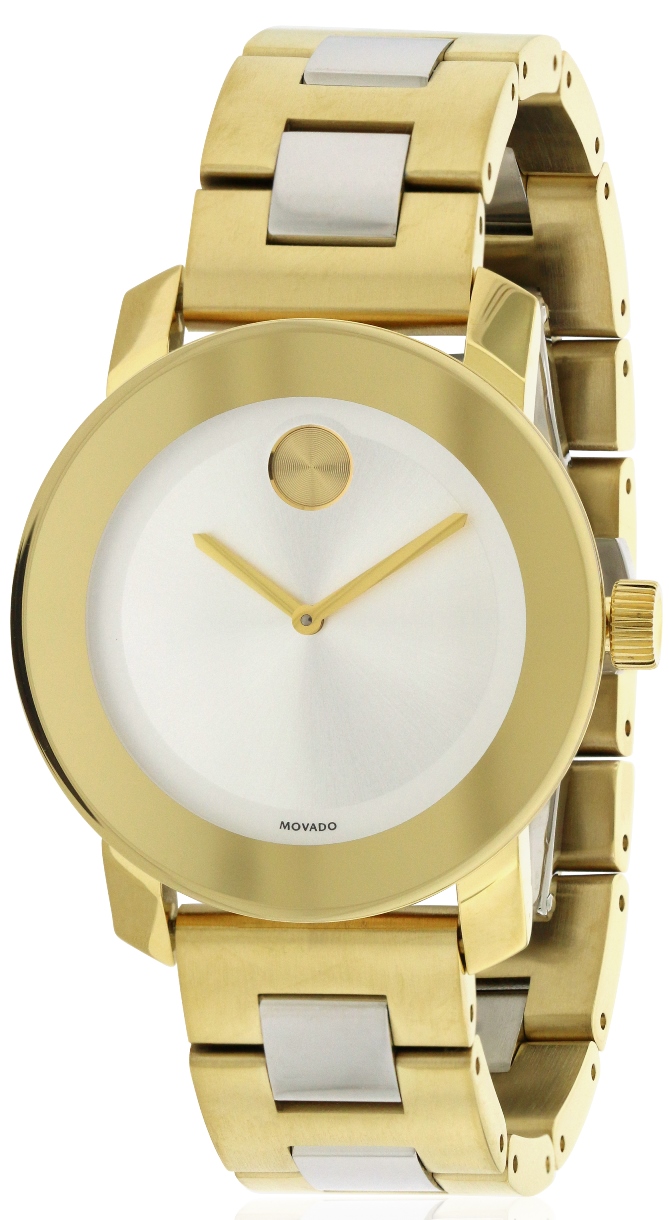 Movado Bold Medium Two-Tone Unisex Watch 3600129