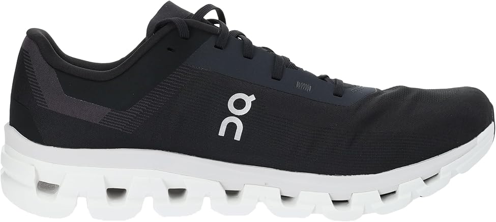 On Running Mens Cloudflow 4 Running Shoes - Black/White - 10