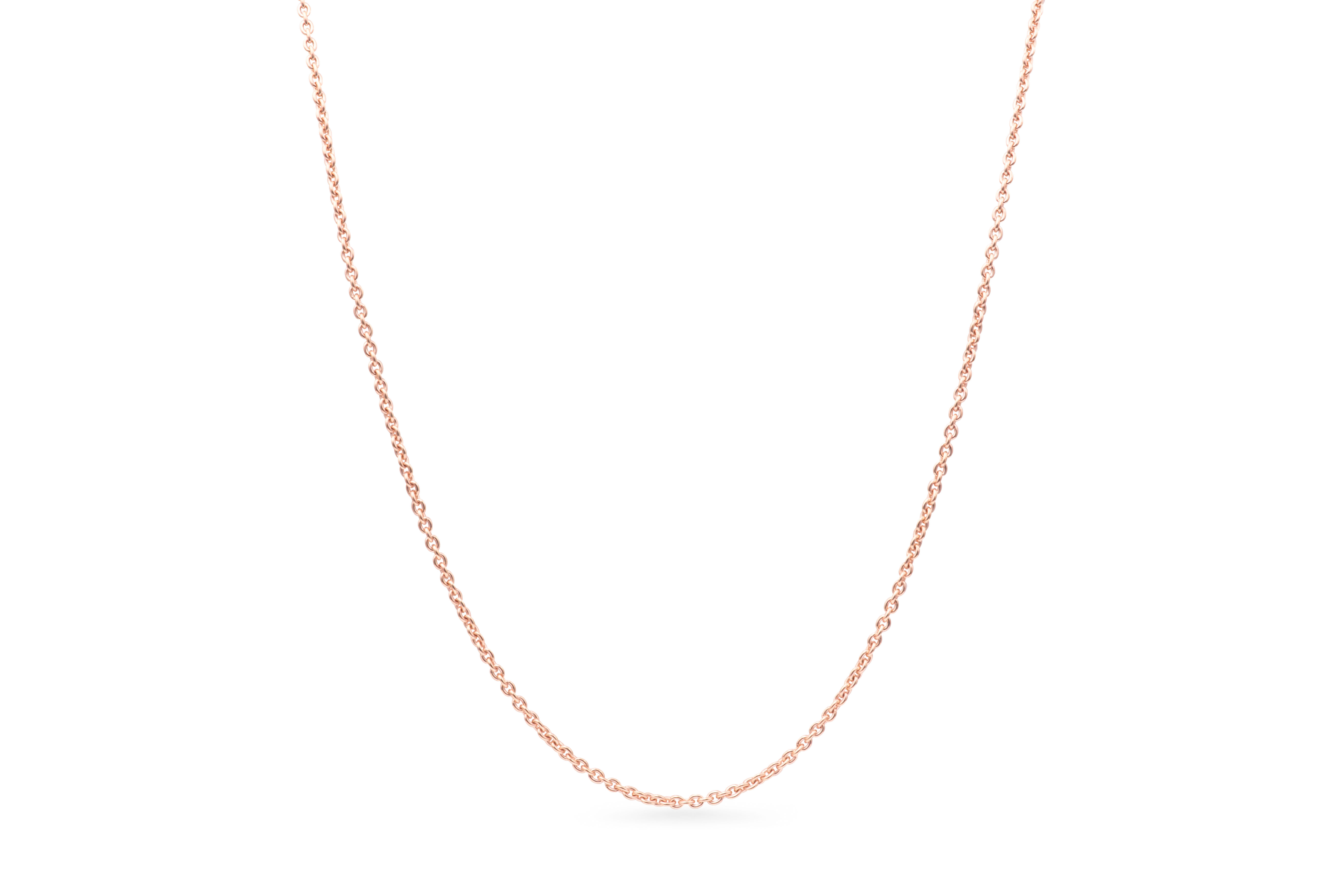 PANDORA Sterling Silver Chain with 14k Rose Gold Plating 45 cm/17.7 in