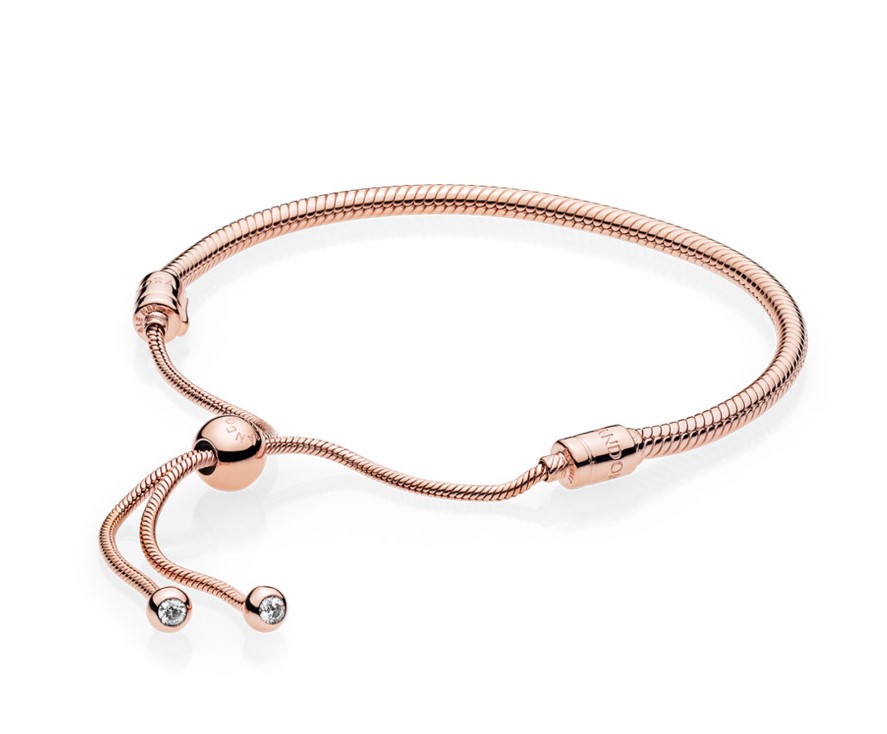 Pandora Moments Snake Chain Slider Bracelet