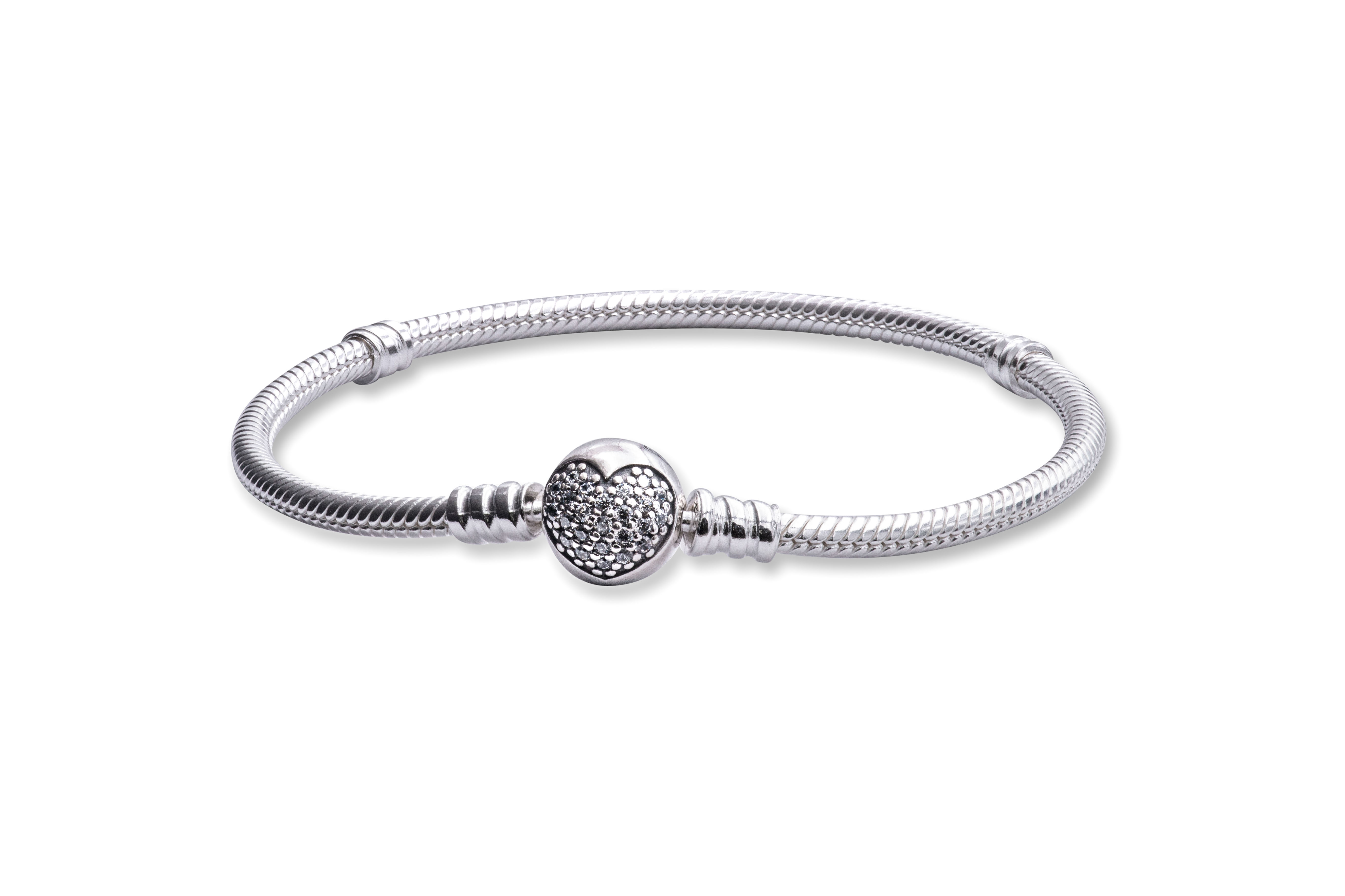 PANDORA Sparkling Heart Bracelet - 590743CZ-17