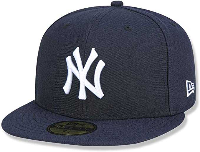 New Era Mens New York Yankees MLB Authentic Collection 59FIFTY Cap - Size 7 7/8