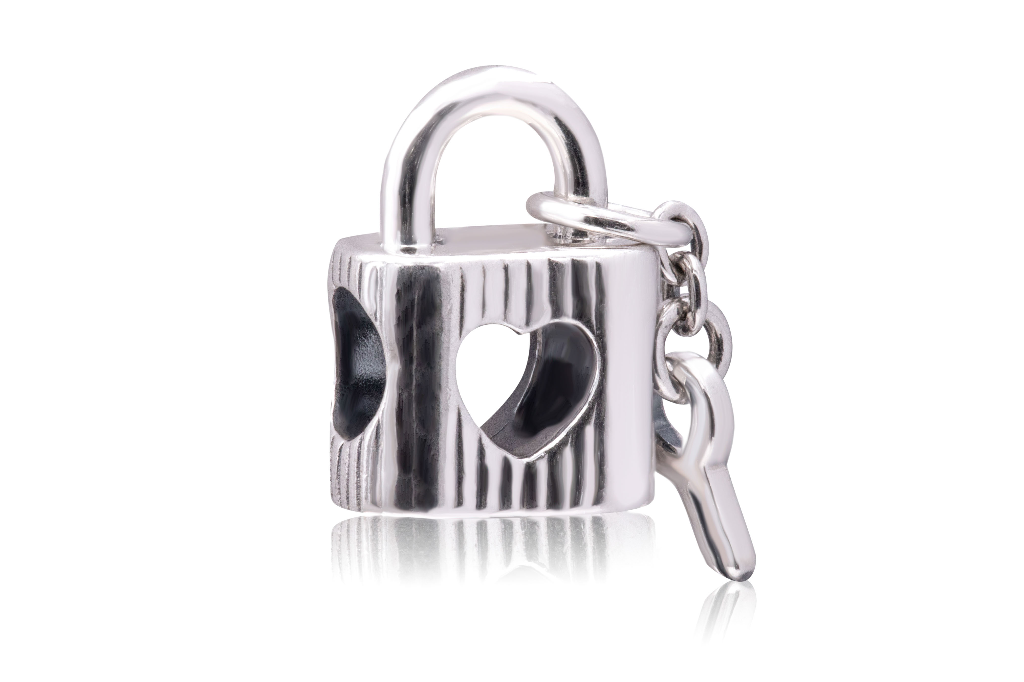 Pandora Padlock & Heart Key Charm