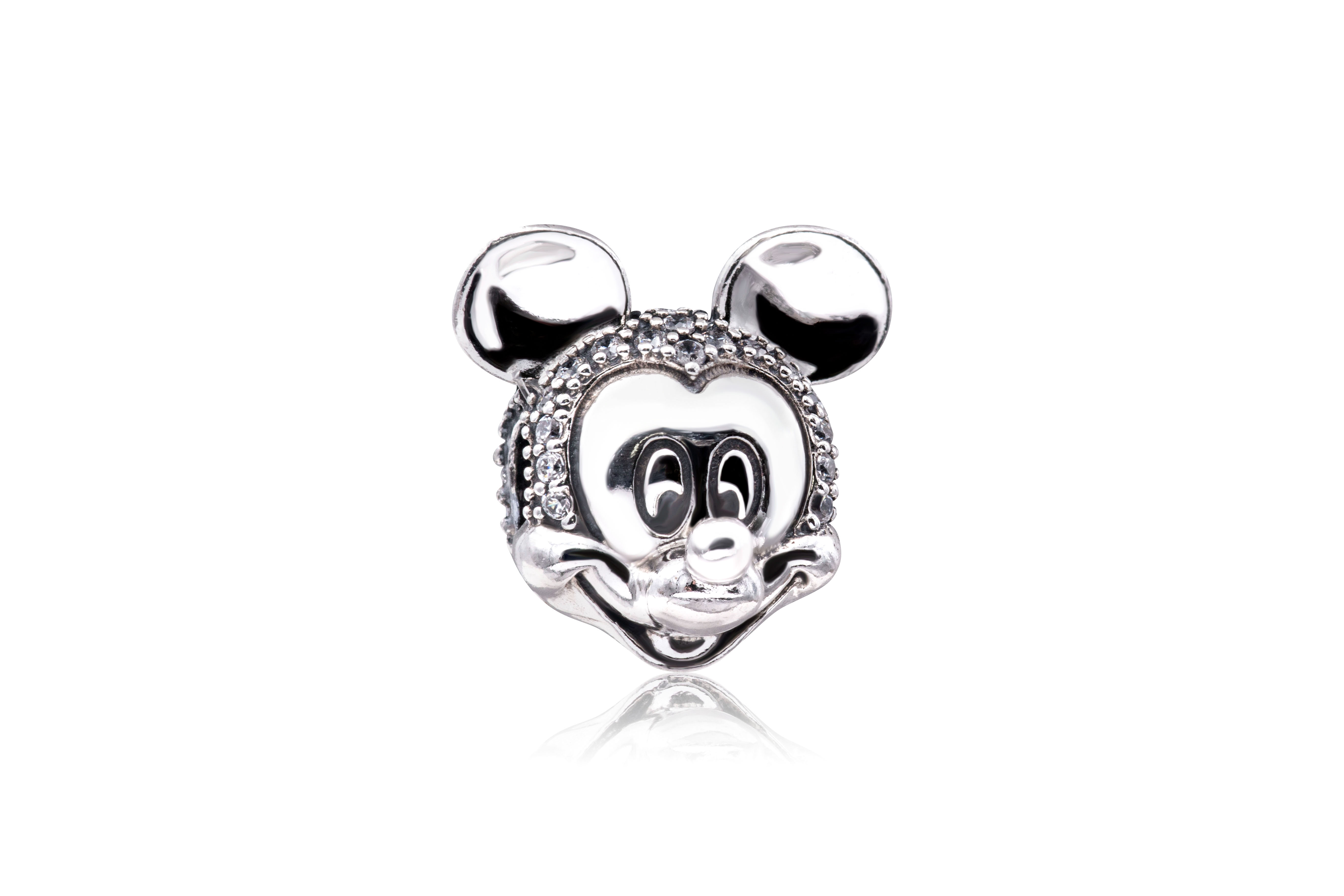 PANDORA Disney Shimmering Mickey Portrait Clip