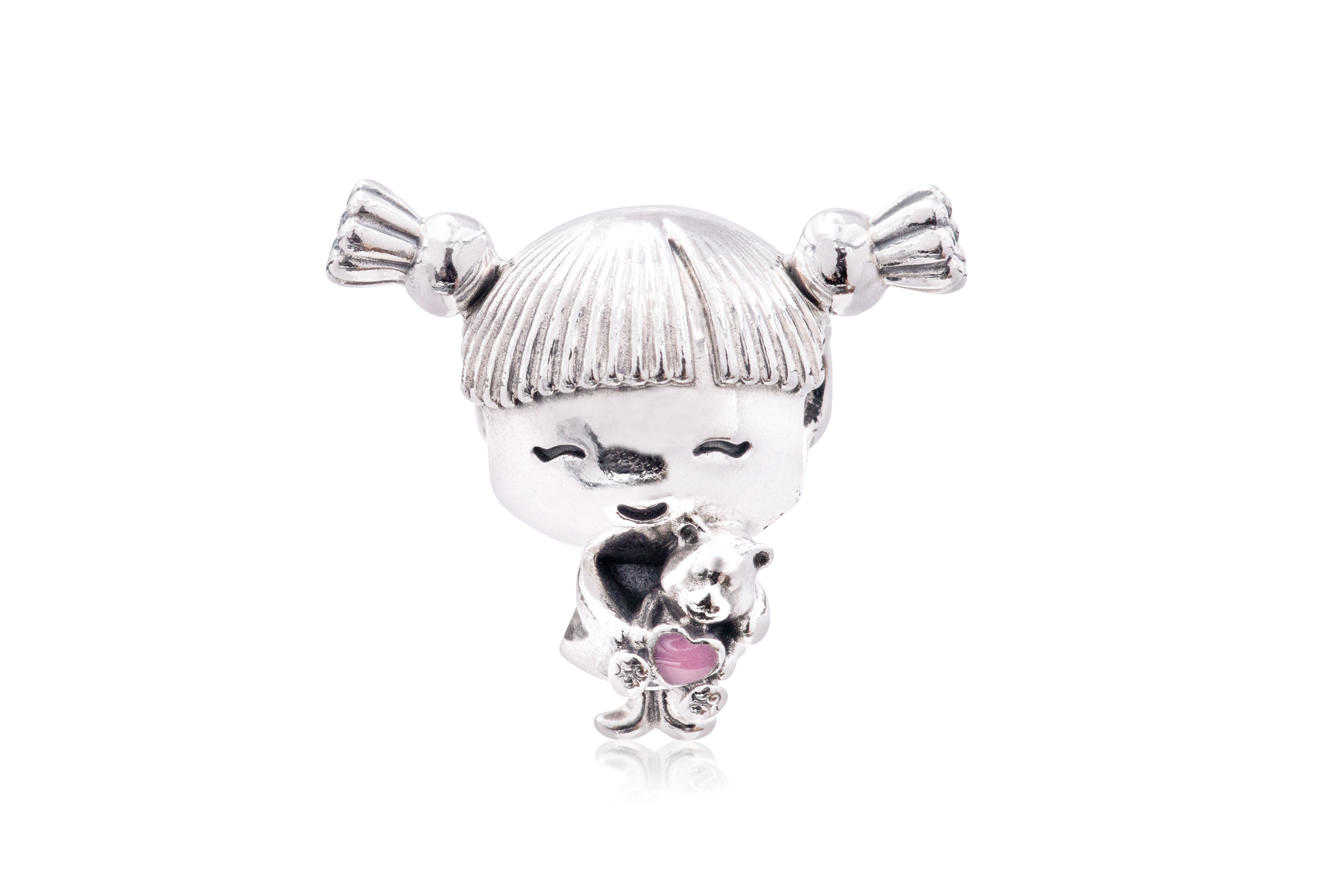PANDORA Girl with Pigtails Charm - 798016EN160