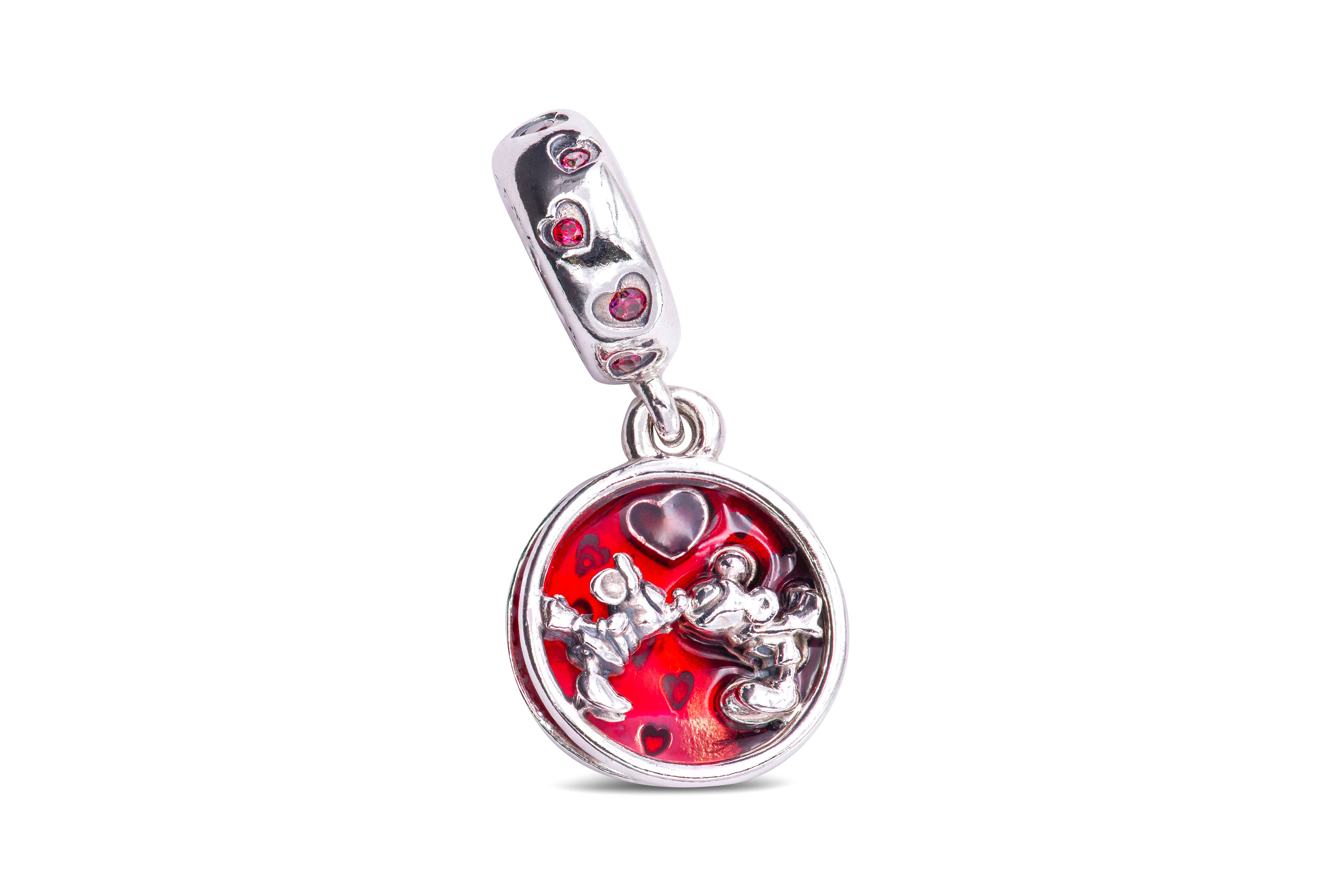 Pandora Disney x Mickey & Minnie Mouse Love & Kisses Dangle Charm - 799298C01