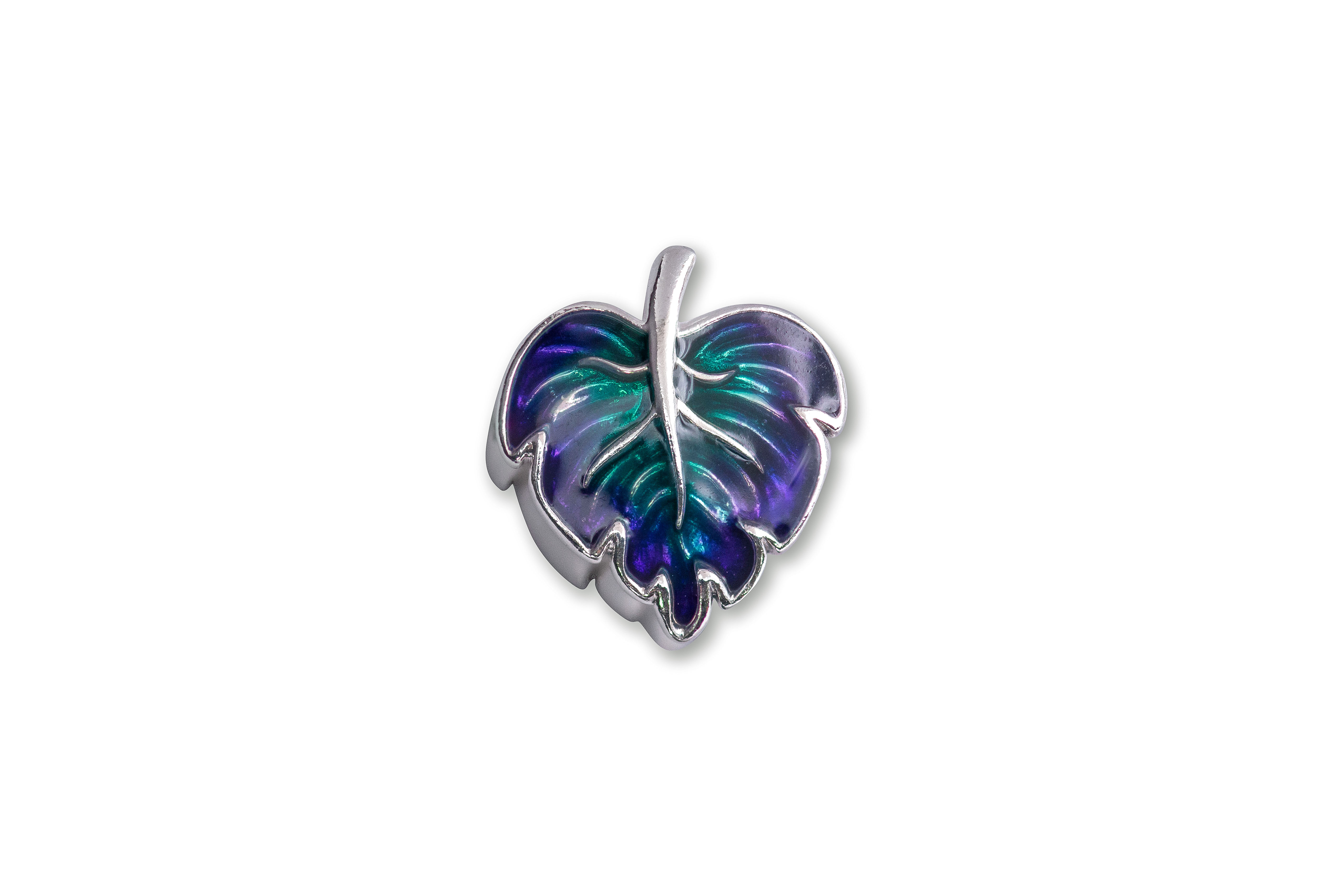 Pandora Purple & Green Leaf Charm