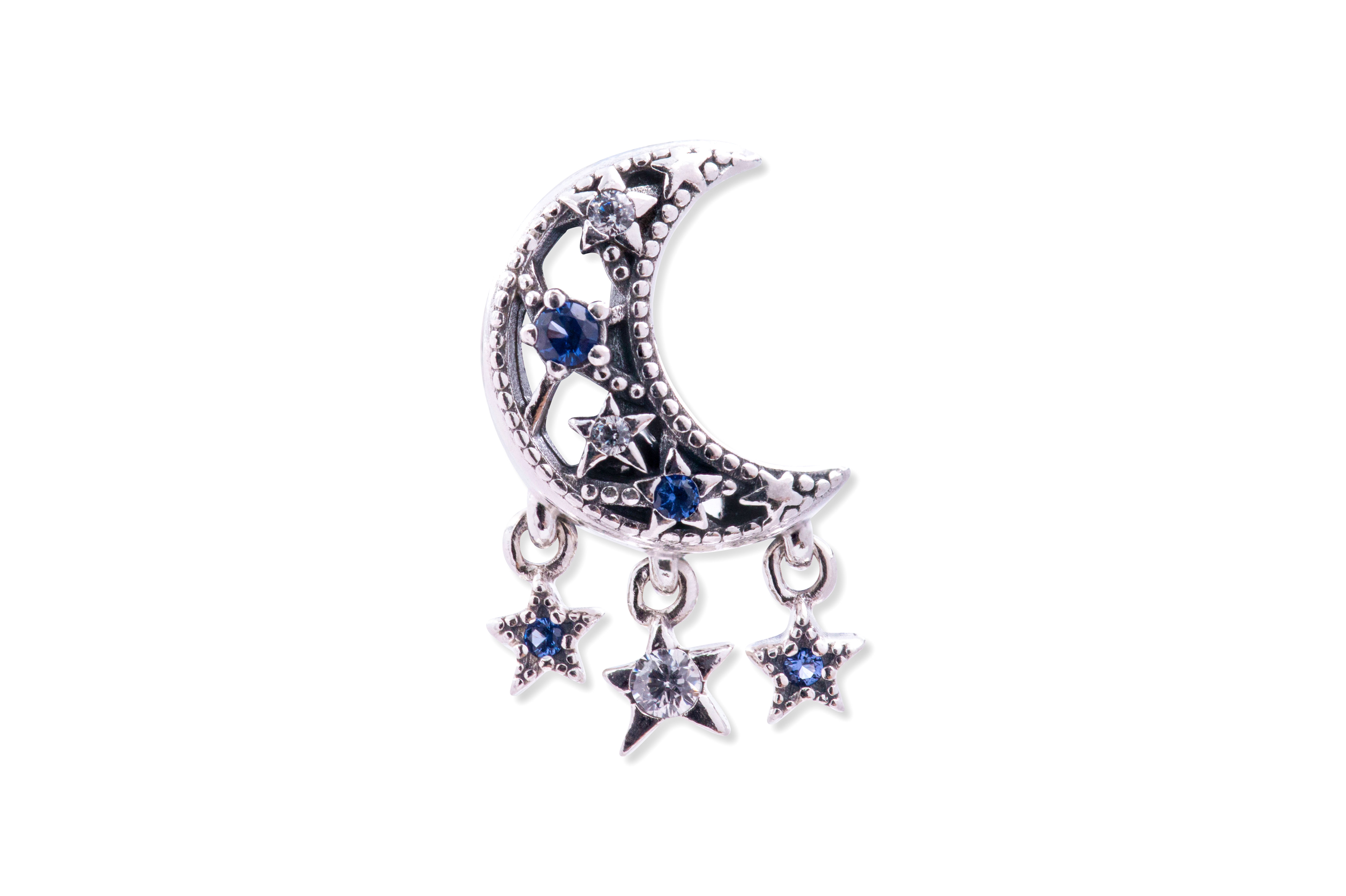 Pandora Star & Crescent Moon Charm