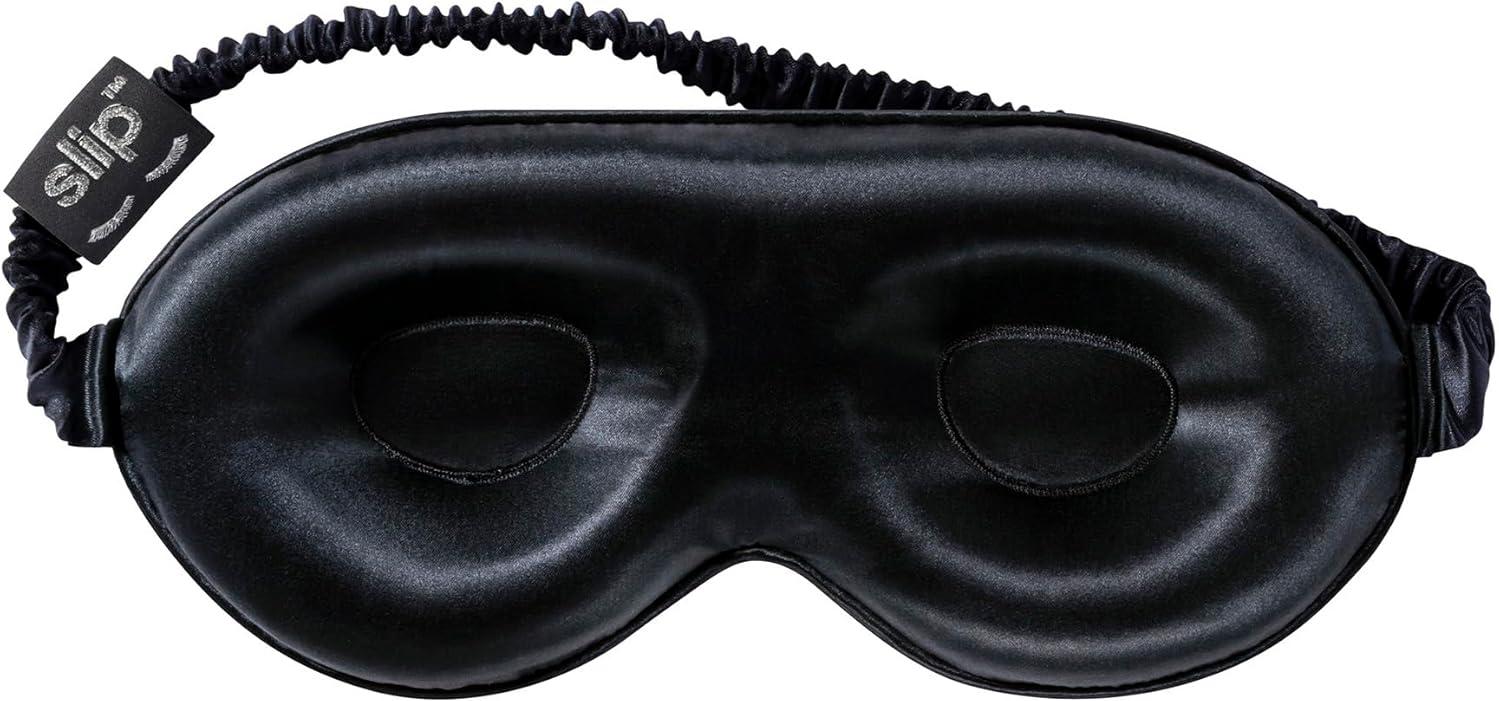 Slip Silk Contour Sleep Mask - Lovely Lashes - Black