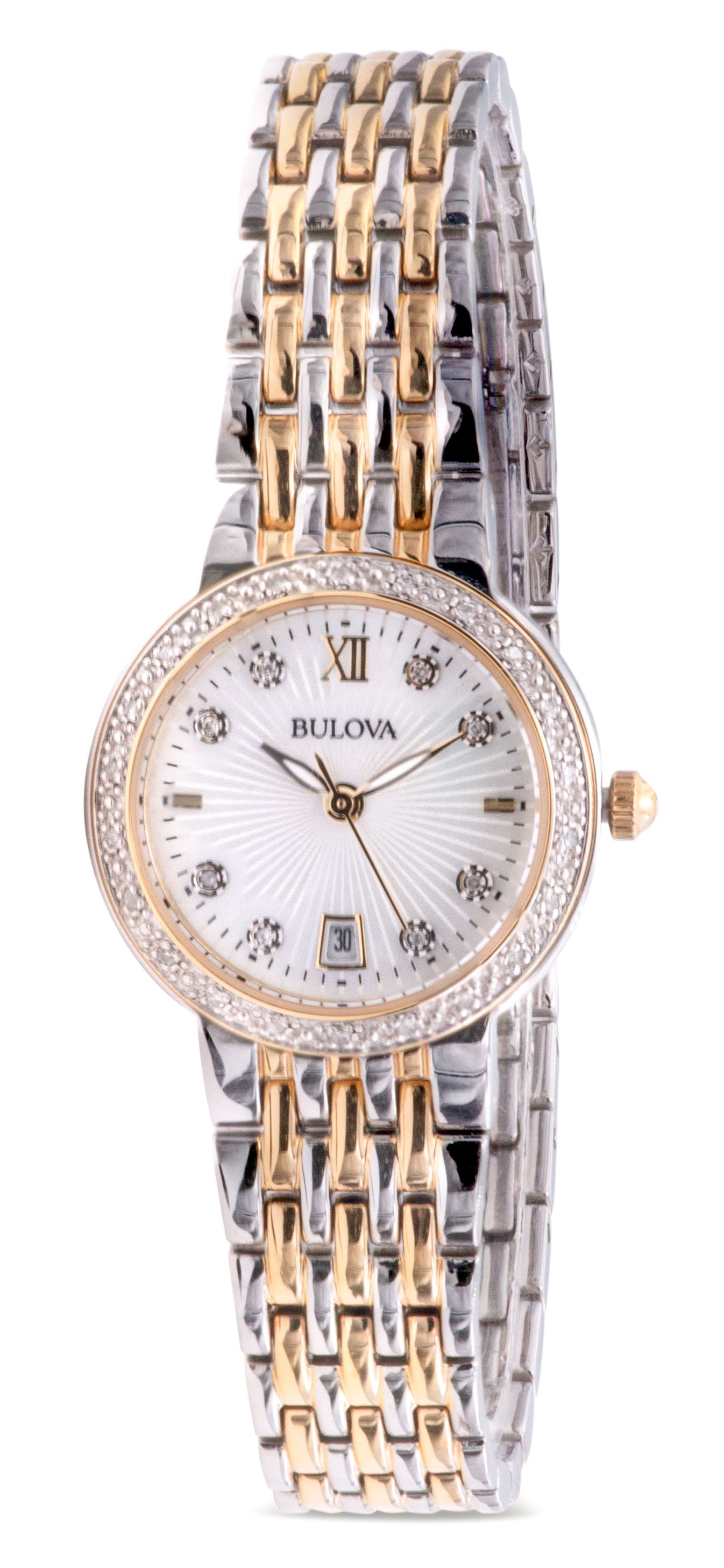 Bulova Two-Tone Diamond Ladies Watch 98R211