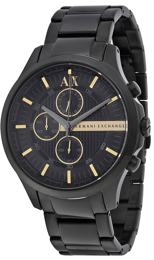 Armani Exchange Black Stainless Steel Chronograph Mens Watch AX2164
