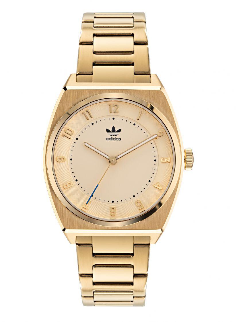 Adidas Originals One Gold Dial Mens Watch AOSY22026