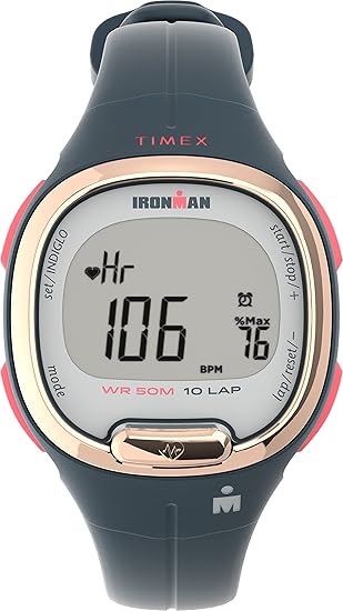 Timex Ironman HeartFIT Transit+ Resin Activity and Heart Rate Ladies Watch TW5M48200