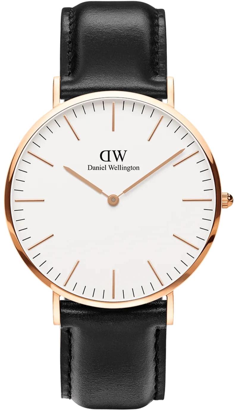 Daniel Wellington Classic Sheffield Eggshell White Rose Gold Mens Watch