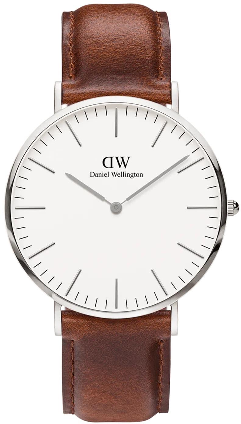 Daniel Wellington Classic St Mawes Eggshell White Silver Mens Watch