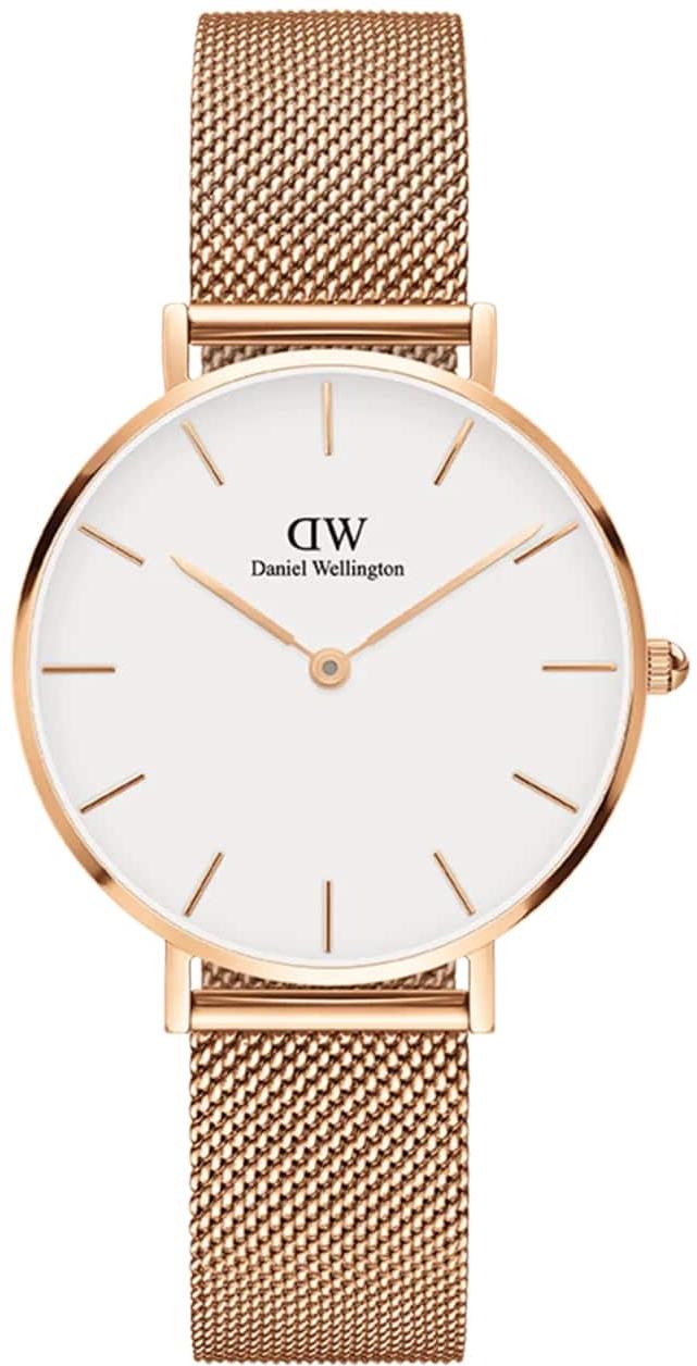 Daniel Wellington Petite Melrose Eggshell White Rose Gold Ladies Watch