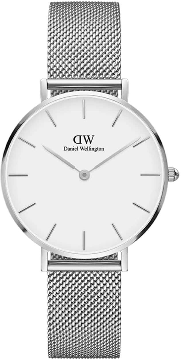 Daniel Wellington Petite Sterling Eggshell White Silver Ladies Watch