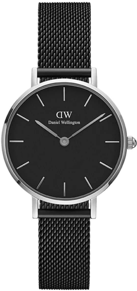 Daniel Wellington Petite Ashfield Black Silver Ladies Watch