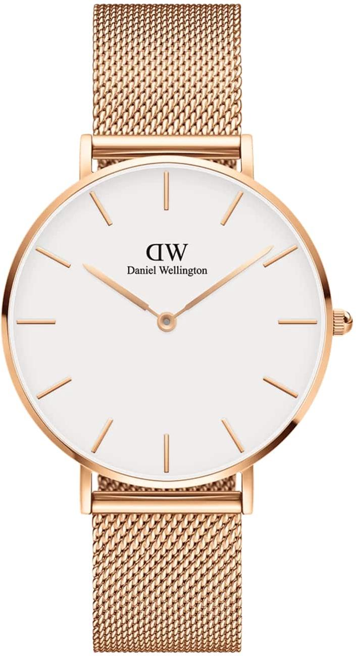 Daniel Wellington Petite Melrose Eggshell White Rose Gold Ladies Watch