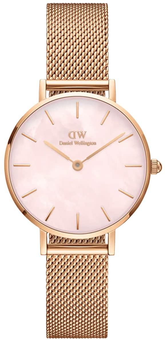 Daniel Wellington Petite Melrose Pearl Pink MOP Rose Gold Ladies Watch