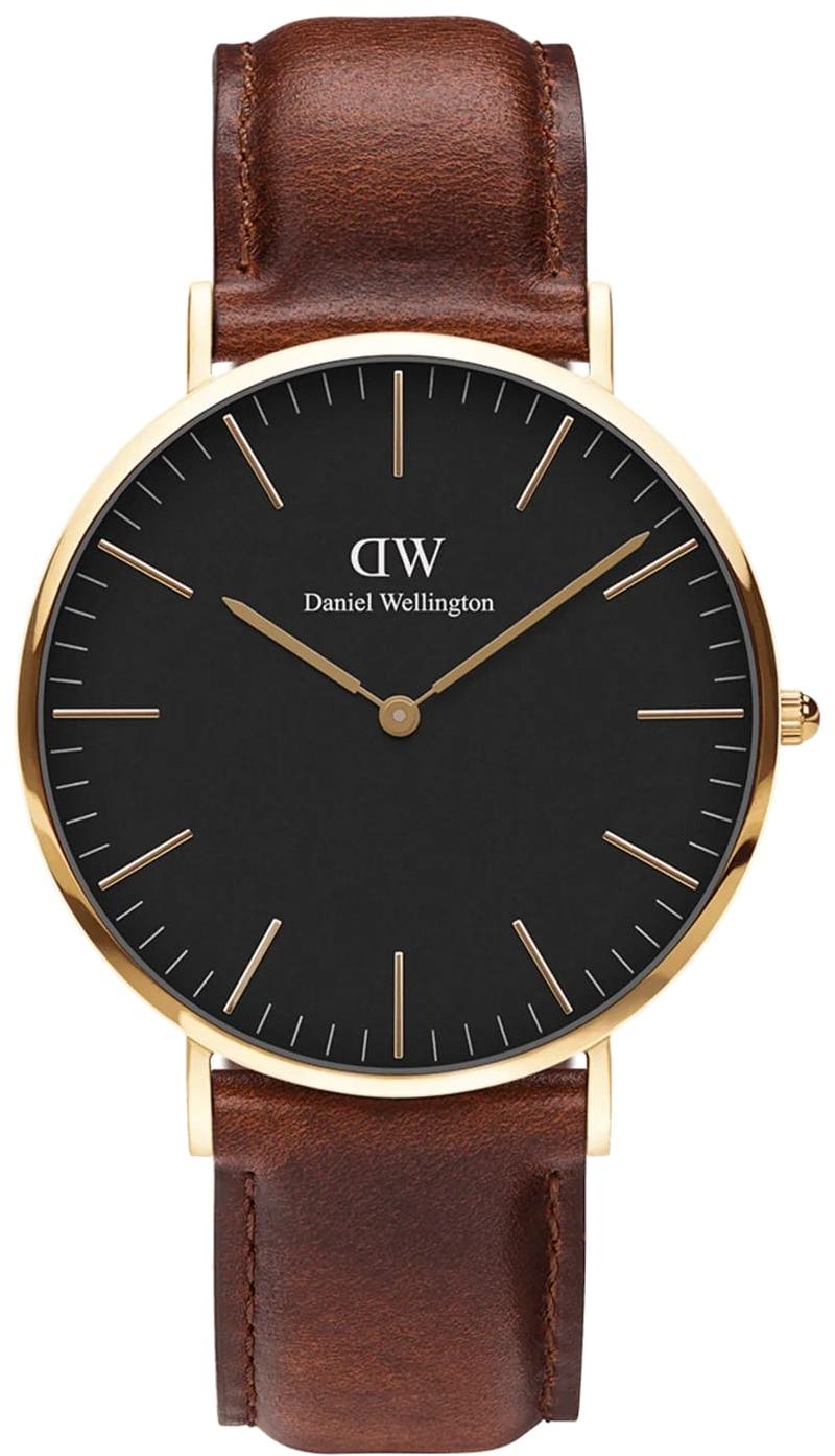 Daniel Wellington Classic St Mawes Black Gold Ladies Watch