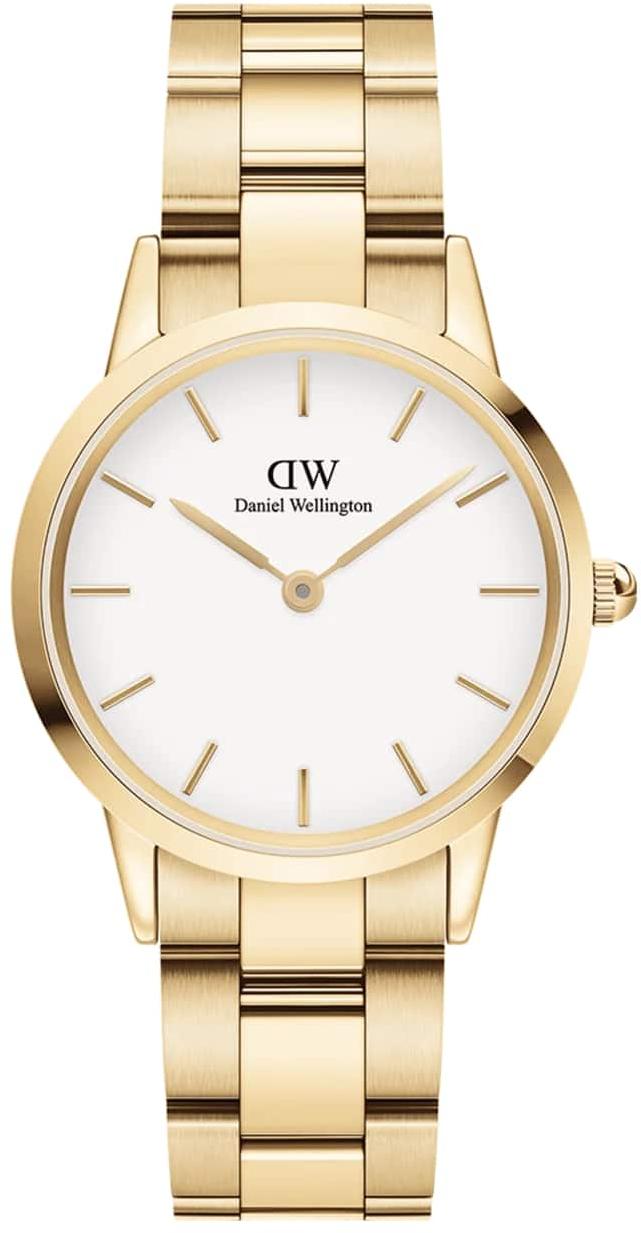 Daniel Wellington Iconic Link Eggshell White Gold Ladies Watch