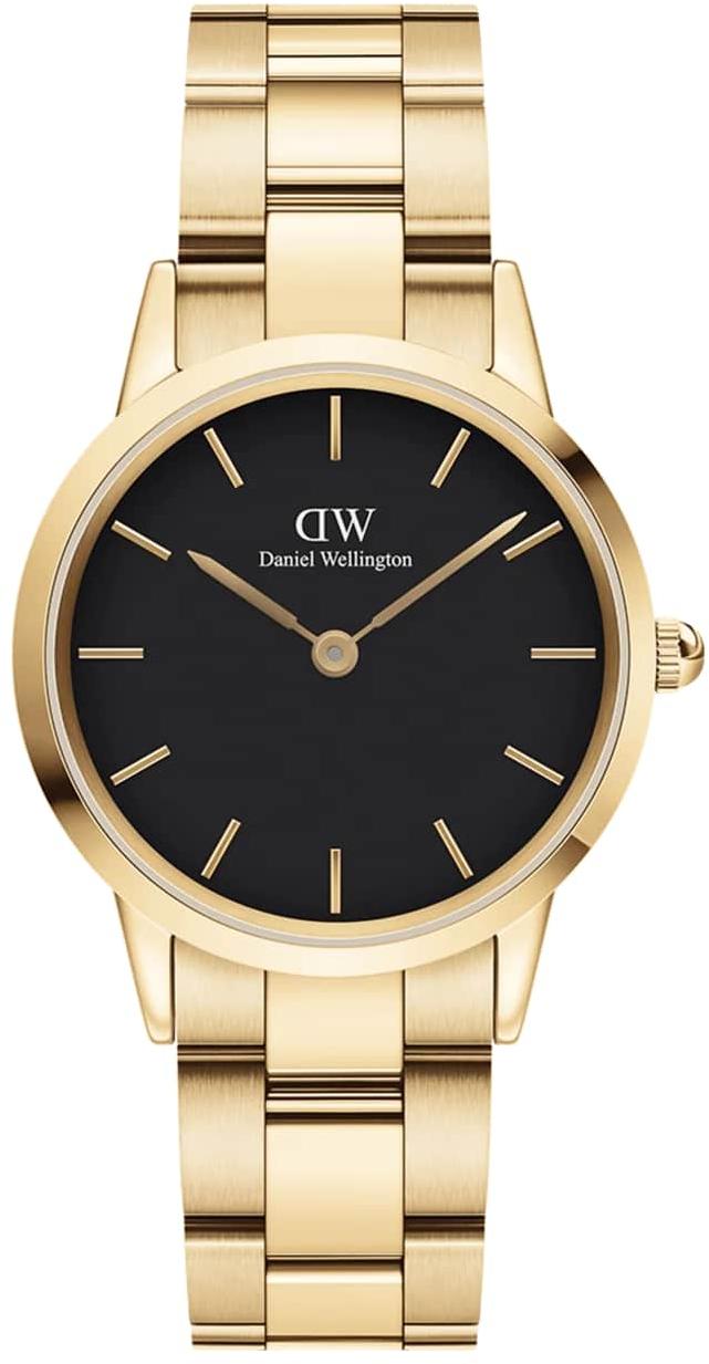 Daniel Wellington Iconic Link Black Gold Ladies Watch