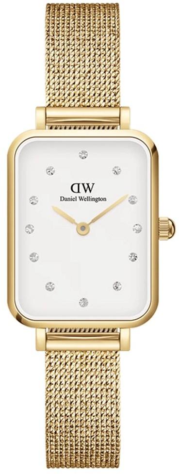 Daniel Wellington Quadro Lumine Pressed Evergold Mesh Ladies Watch