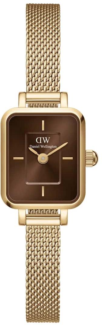 Daniel Wellington Quadro Mini Evergold G Amber Ladies Watch