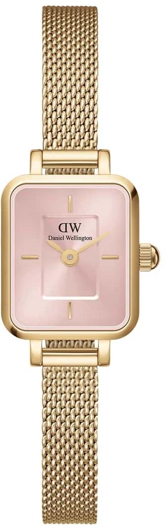 Daniel Wellington Quadro Mini Evergold G Blush Ladies Watch