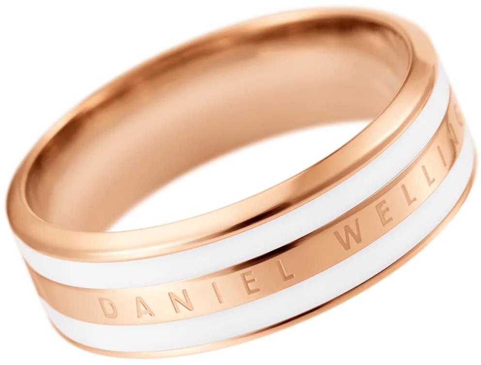 Daniel Wellington Emalie Ring Satin White Rose Gold Satin White