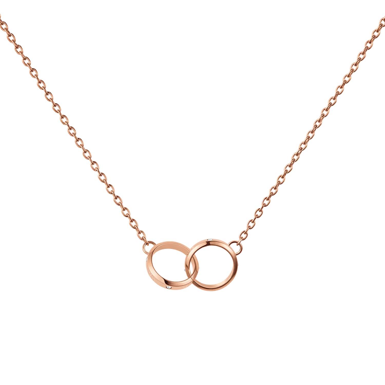 Daniel Wellington Classic Lumine Unity Rose Gold Necklace