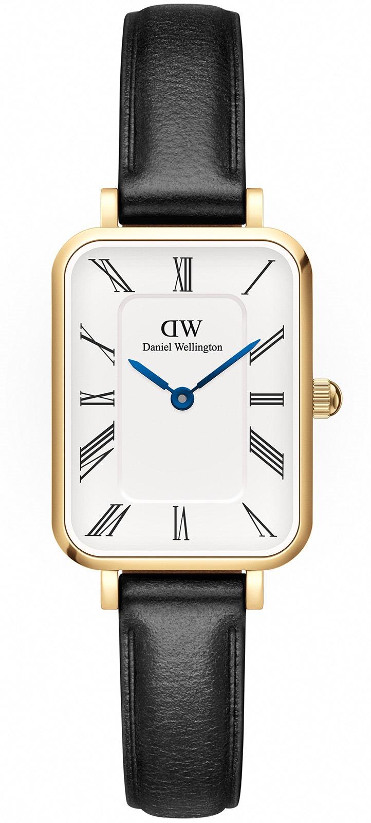 Daniel Wellington Quadro Roman Numerals Sheffield Gold-Tone Ladies Watch