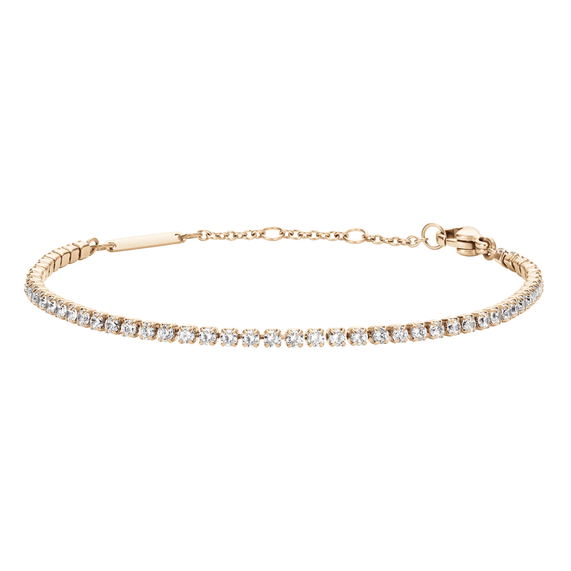 Daniel Wellington Classic Rose Gold-Tone Tennis Bracelet