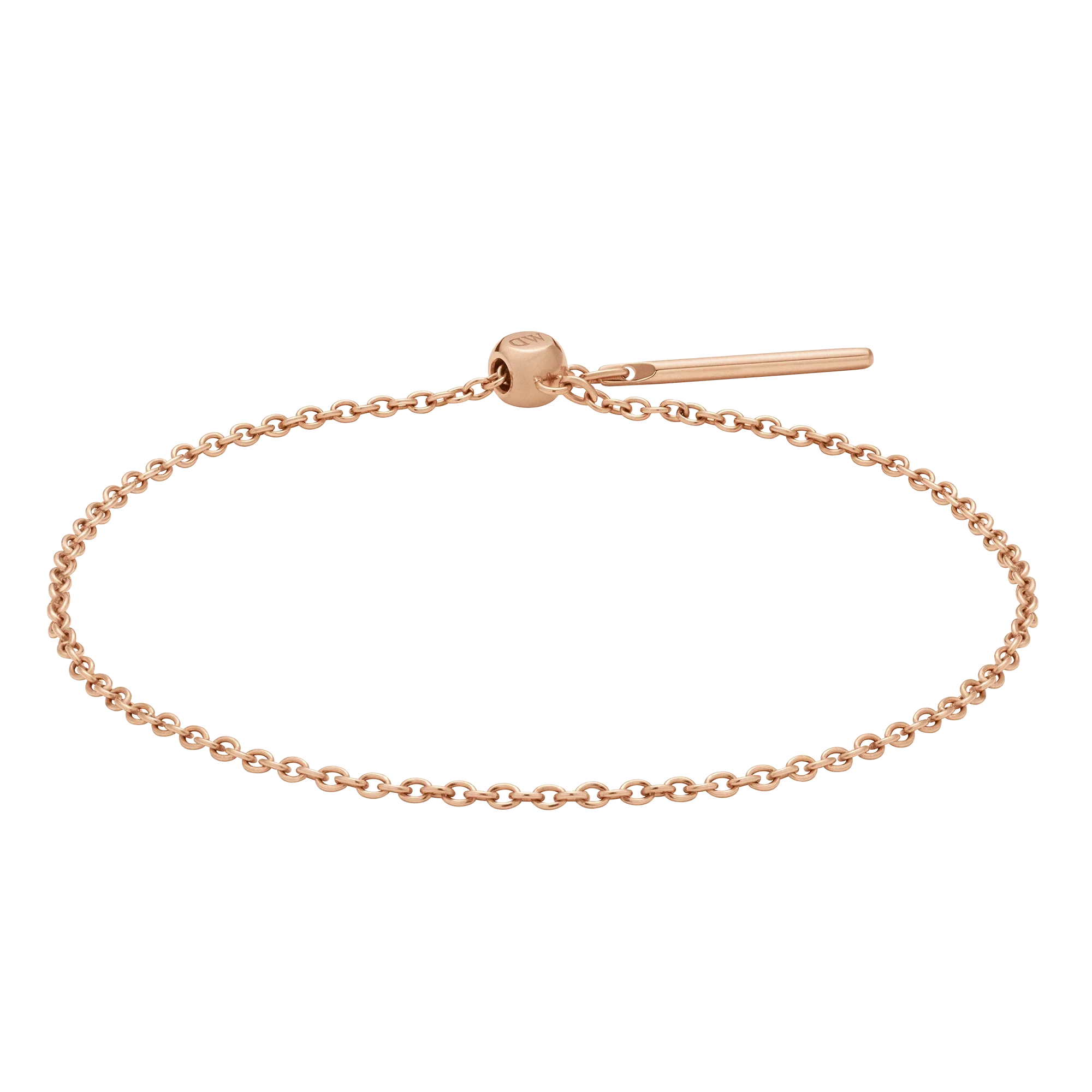 Daniel Wellington Charms Rose Gold-Tone Chain Bracelet